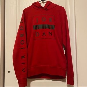 Red Jordan hoodie
